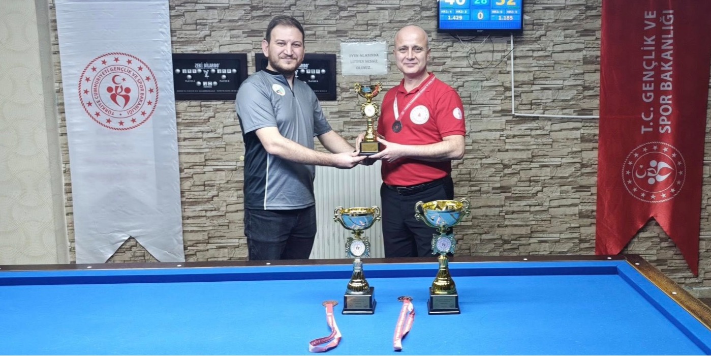 Kayseri’de 3 Bant Bilardo İl Şampiyonası tamamlandı