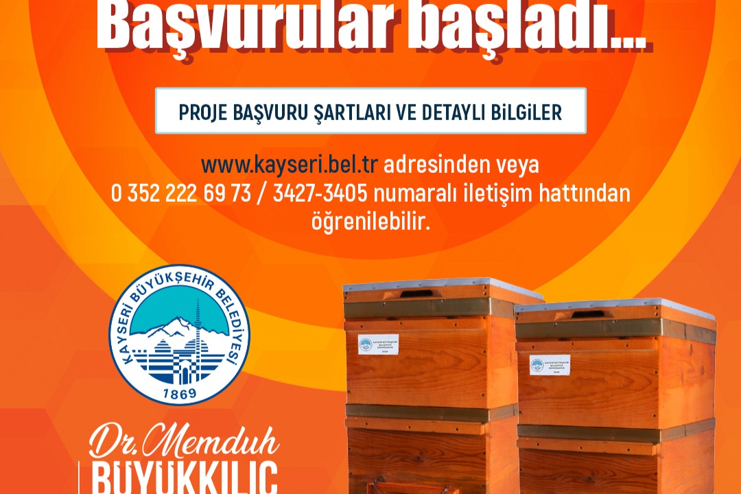 BÜYÜKŞEHİR’İN “ARILAR ÇOĞALSIN, BEREKET KATLANSIN” PROJESİ’NE BAŞVURULAR BAŞLADI