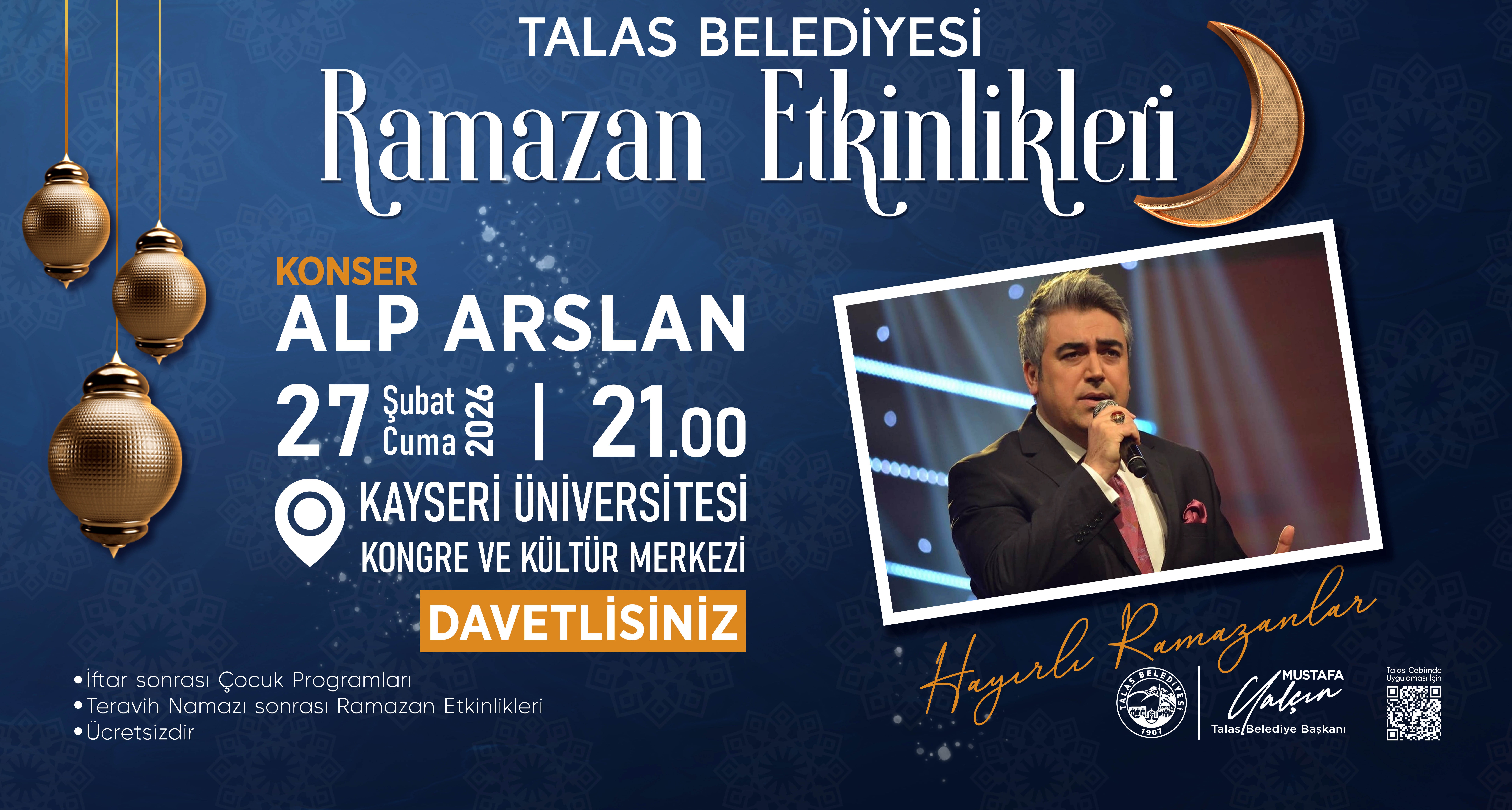 TALAS'IN RAMAZAN ETKİNLİKLERİNDE BU HAFTA SONU