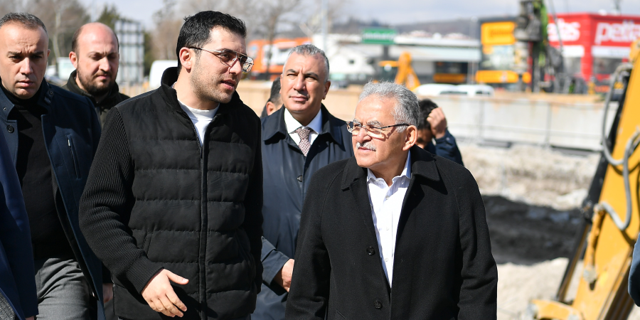 BAŞKAN BÜYÜKKILIÇ, 300 MİLYON TL’LİK KATLI KAVŞAK PROJESİ’Nİ YERİNDE İNCELEDİ