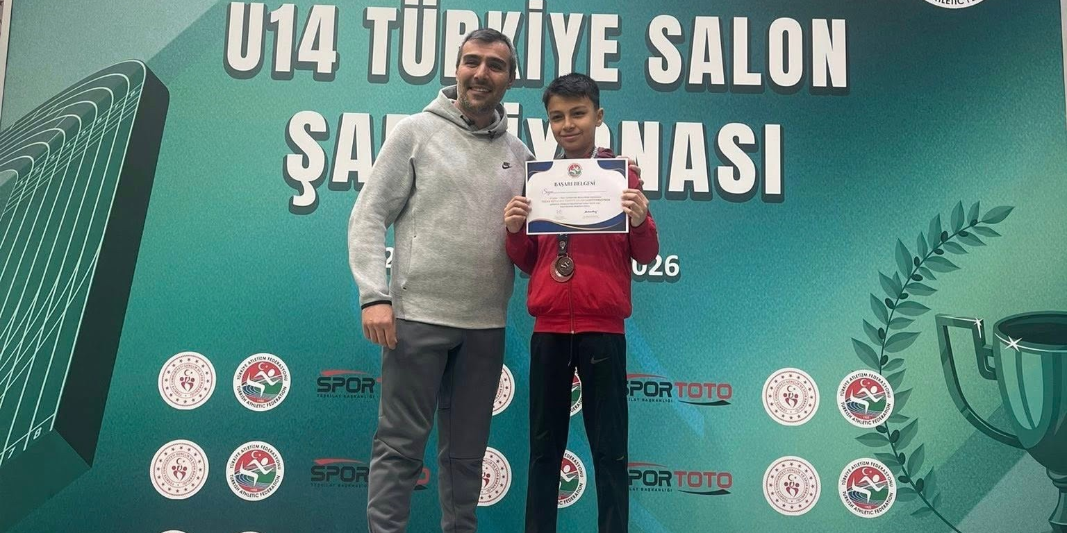 Mert Baltacı’dan atletizmde Türkiye üçüncülüğü