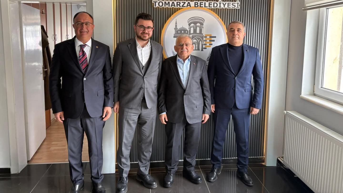 Başkan Büyükkılıç ile AK Parti İl Başkanı Okandan'dan Osman Koç'a ziyaret