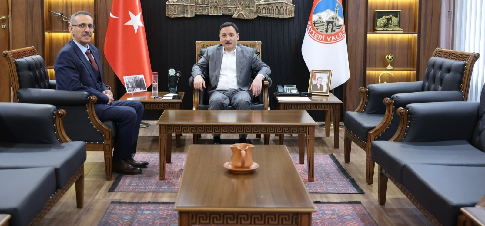 Çevre, Şehircilik ve İklim Değişikliği İl Müdürü Öztürk’ten Vali Çiçek’e ziyaret