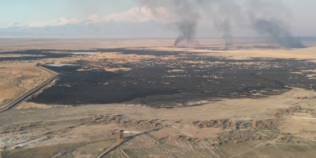 Sultan Sazlığı Milli Parkı’nda çıkan yangın 3 günde söndürüldü