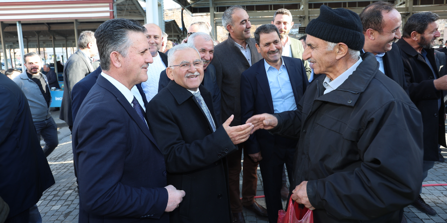 BAŞKAN BÜYÜKKILIÇ’TAN İNCESU’DA 