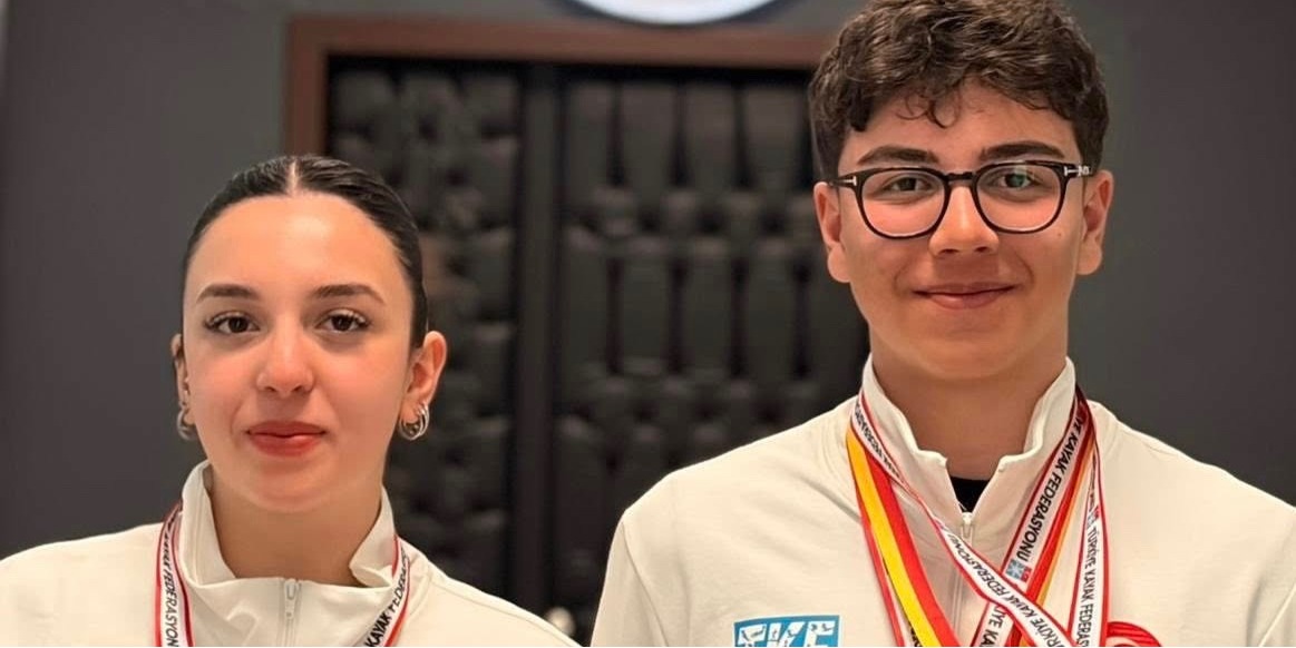 Kayseri’den iki genç sporcu, kayakta Türkiye’yi temsil etmeye hazırlanıyor