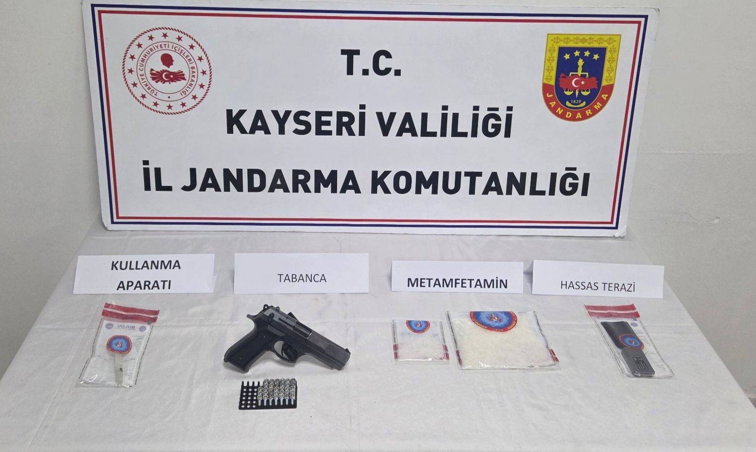 Kayseri'de 1 kişiye uyuşturucu gözaltısı