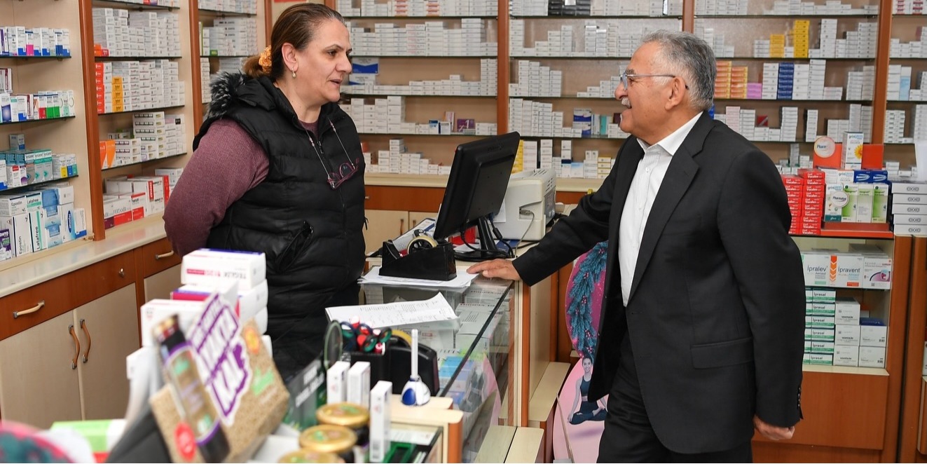 BAŞKAN BÜYÜKKILIÇ’TAN ESNAF ZİYARETLERİ