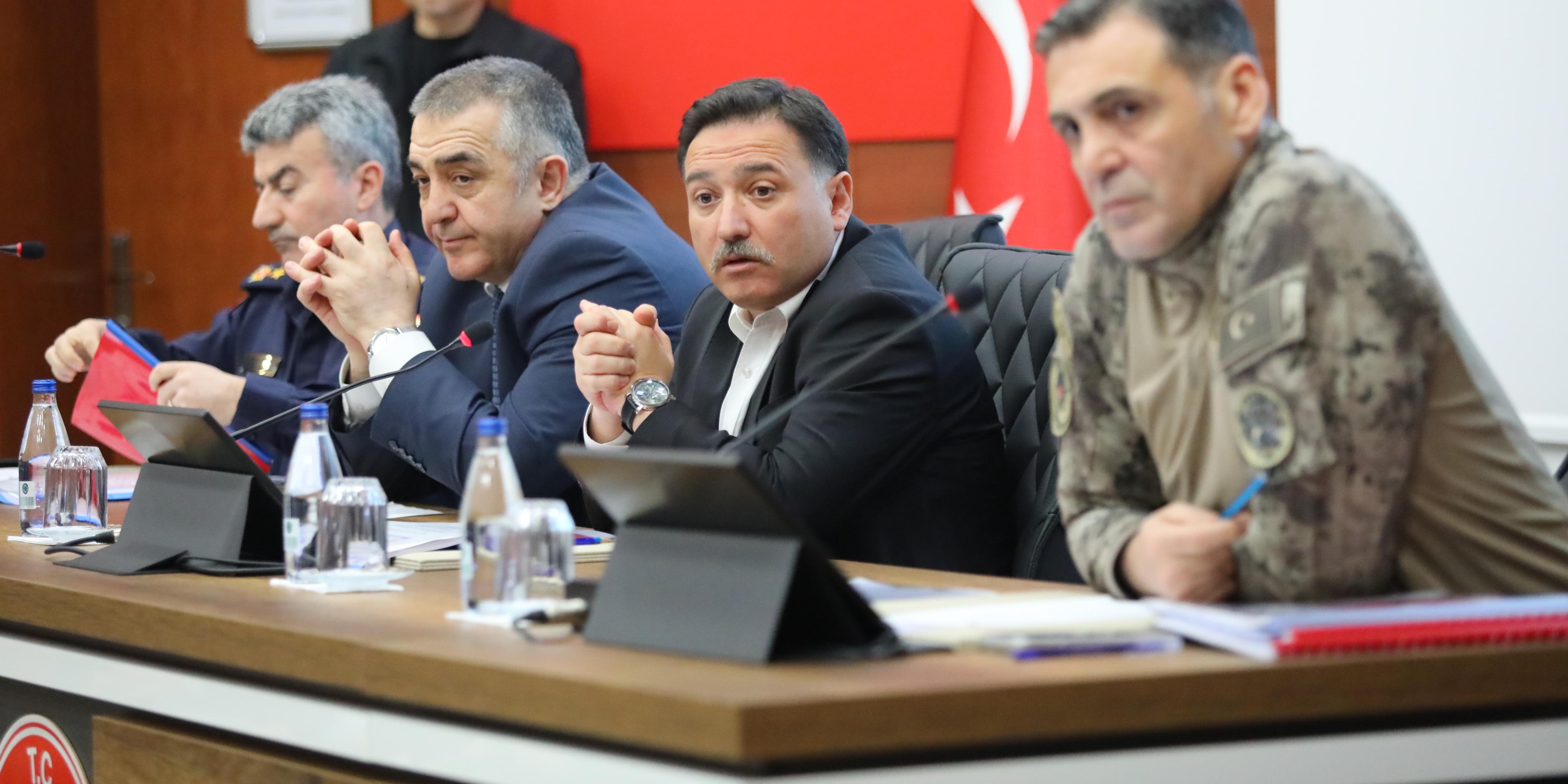 Kent Güvenlik Danışma Kurulu Vali Çiçek Başkanlığında Toplandı