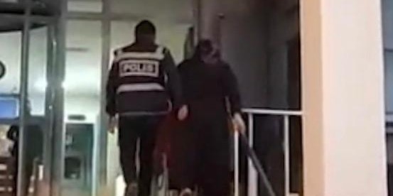 Kayseri’de bahçede bulunan çantayı alan şüpheli yakalandı