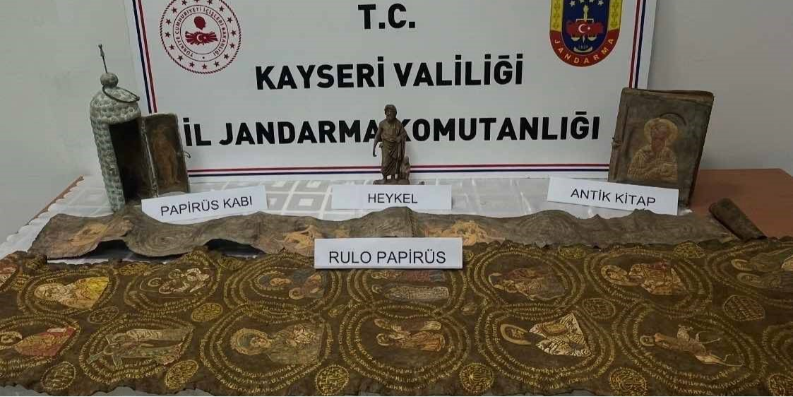 Kayseri’de tarihi eser operasyonu: 1 gözaltı
