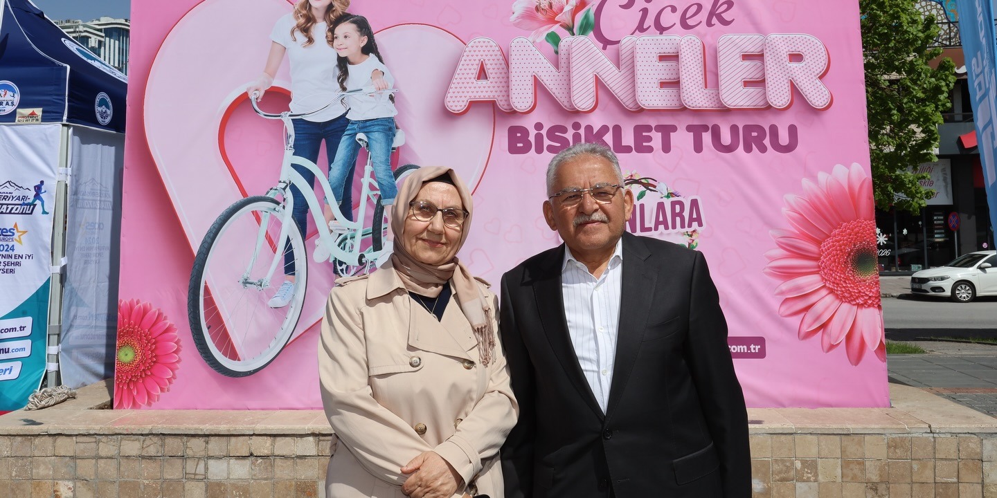BAŞKAN BÜYÜKKILIÇ, “ÇİÇEK ANNELER BİSİKLET TURU” ETKİNLİĞİNE KATILDI