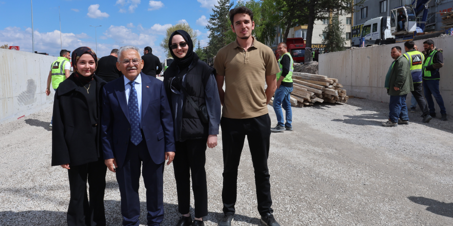 BÜYÜKKILIÇ, DSİ-YENİ SANAYİ KATLI KAVŞAK PROJESİ’Nİ İNŞAAT MÜHENDİSLİĞİ ÖĞRENCİLERİ İLE BİRLİKTE İNCELEDİ