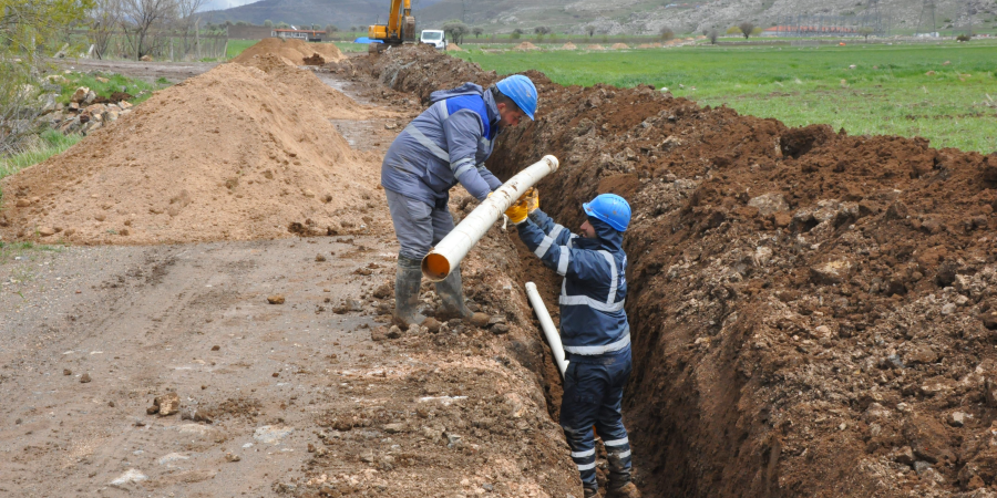 BAŞKAN BÜYÜKKILIÇ: “91 MİLYONLUK YATIRIMLA YAHYALI’NIN SUYU GÜVENCE ALTINDA”