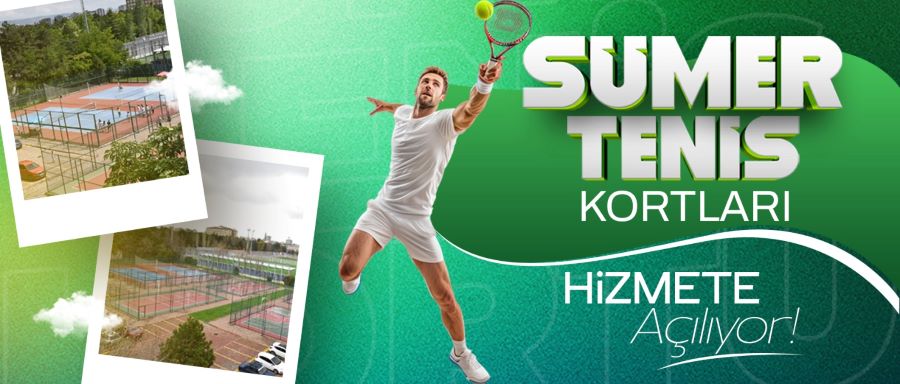 Büyükşehir spor A.Ş. Sümer tenis kortları’nı hizmete açtı