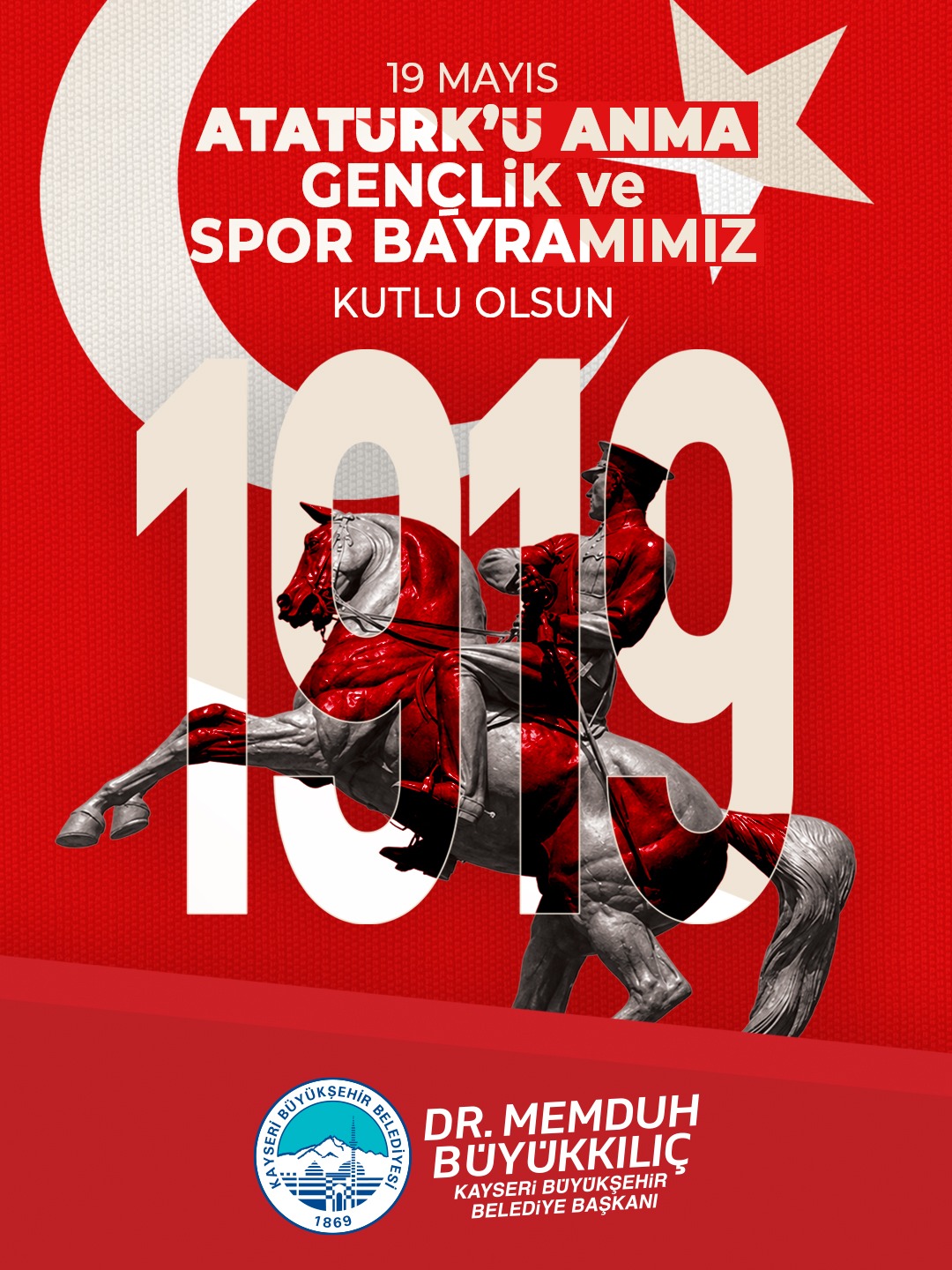 BAŞKAN BÜYÜKKILIÇ’TAN 19 MAYIS MESAJI: “TÜRKİYE YÜZYILI’NI GENÇLER İNŞA EDECEK”