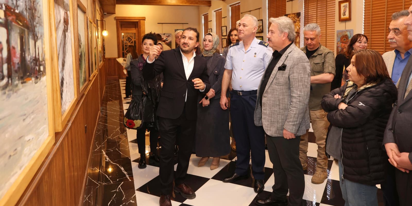 SANAT MELİKGAZİ’DE KARMA RESİM SERGİSİ AÇILDI