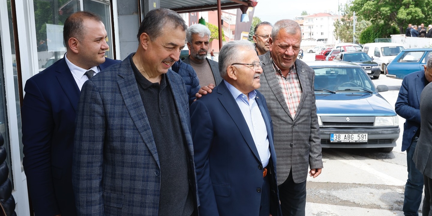BAŞKAN BÜYÜKKILIÇ, YEŞİLHİSAR’DA YATIRIMLARI İNCELEDİ, VATANDAŞ VE ESNAFLA BULUŞTU