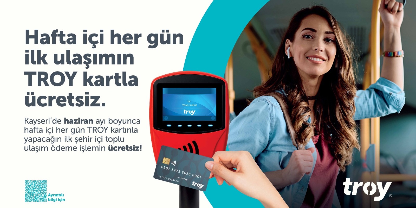 KAYSERİ BÜYÜKŞEHİR, TROY İŞ BİRLİĞİYLE HAFTA İÇİ İLK ŞEHİR İÇİ ULAŞIM ÜCRETSİZ