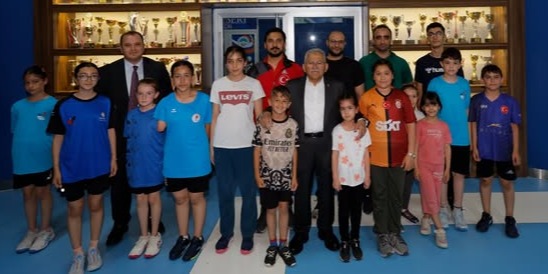 BAŞKAN BÜYÜKKILIÇ: “GELECEĞİN SPORCULARINI YETİŞTİRİYORUZ”