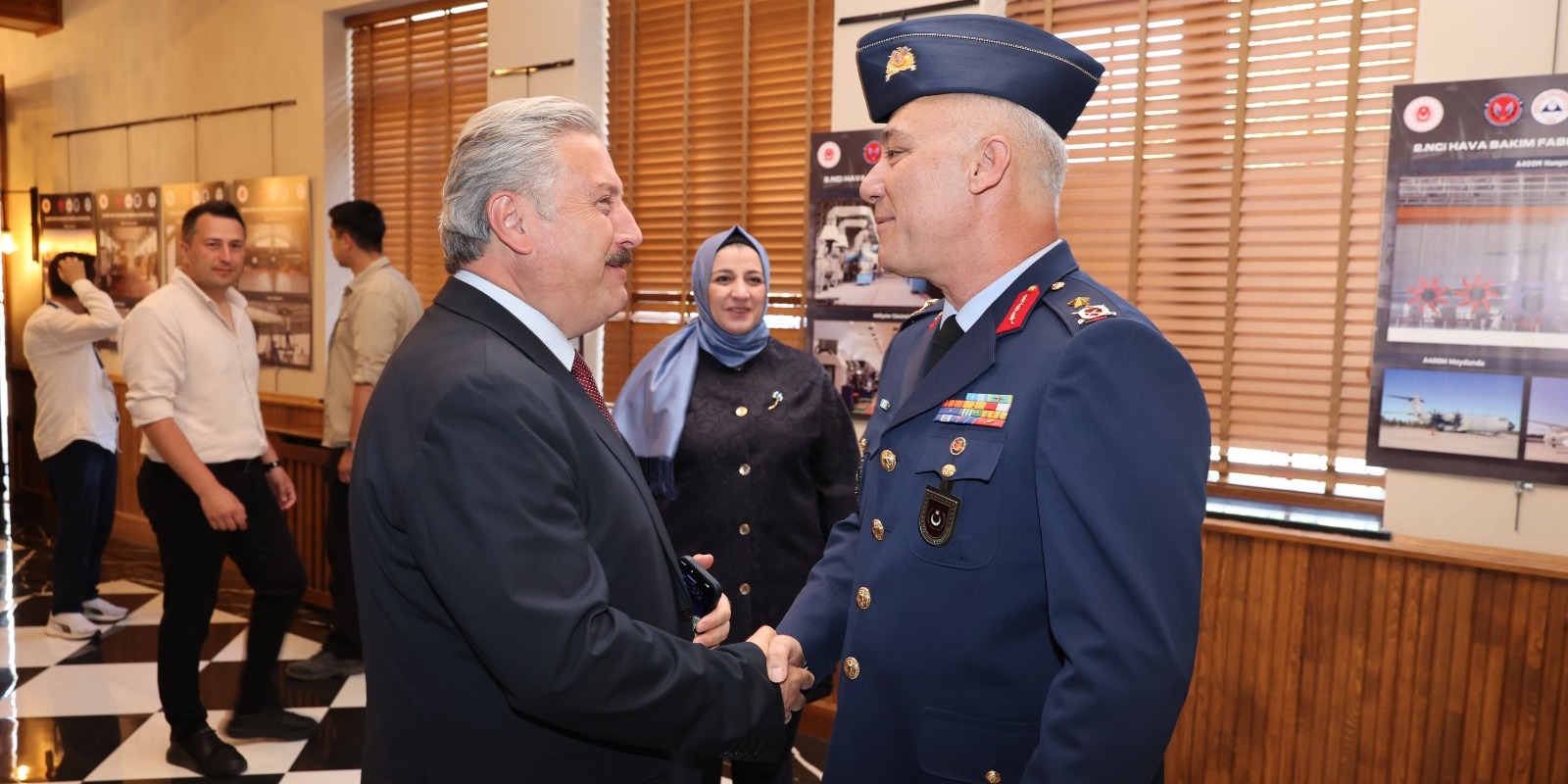 2. HAVA BAKIM FABRİKA MÜDÜRLÜĞÜ 100. YIL RESİM SERGİSİ SANAT MELİKGAZİ’DE AÇILDI