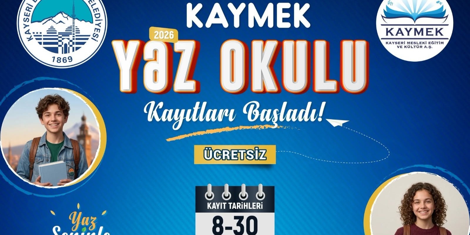 BÜYÜKŞEHİR’DEN ÇOCUKLARA DOLU DOLU YAZ TATİLİ