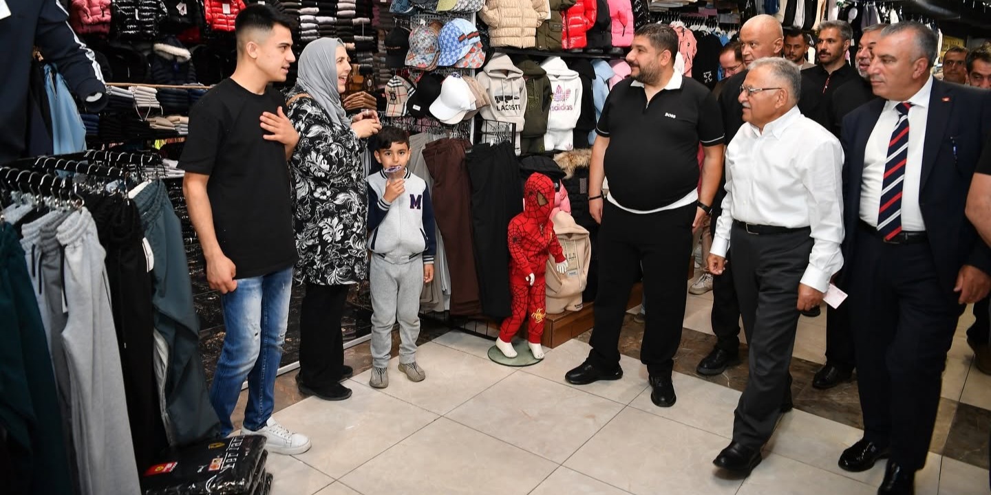BAŞKAN BÜYÜKKILIÇ’TAN YERALTI ÇARŞISI’NA ZİYARET