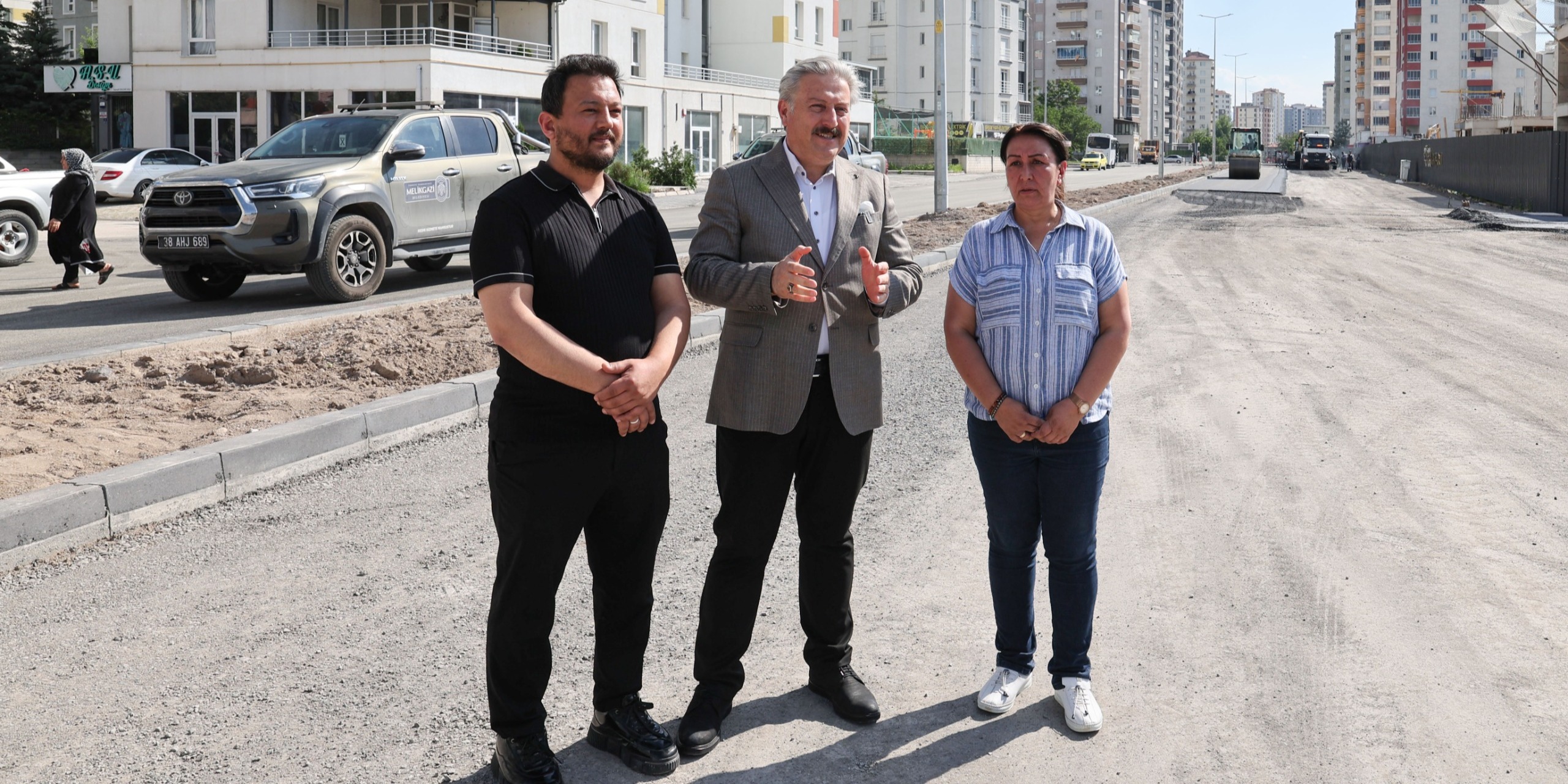 Melikgazi belediyesi, Yıldırım Beyazıt Mahallesi’ne yaptığı yeni yol ile ulaşımı rahatlatacak
