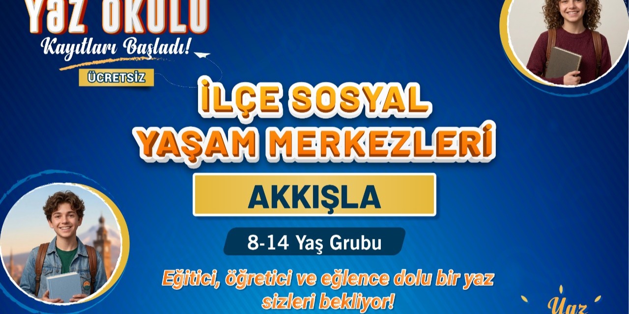 Büyükşehir KAYMEK’in ilçe sosyal yaşam merkezleri yaz okulu kayıtları başladı