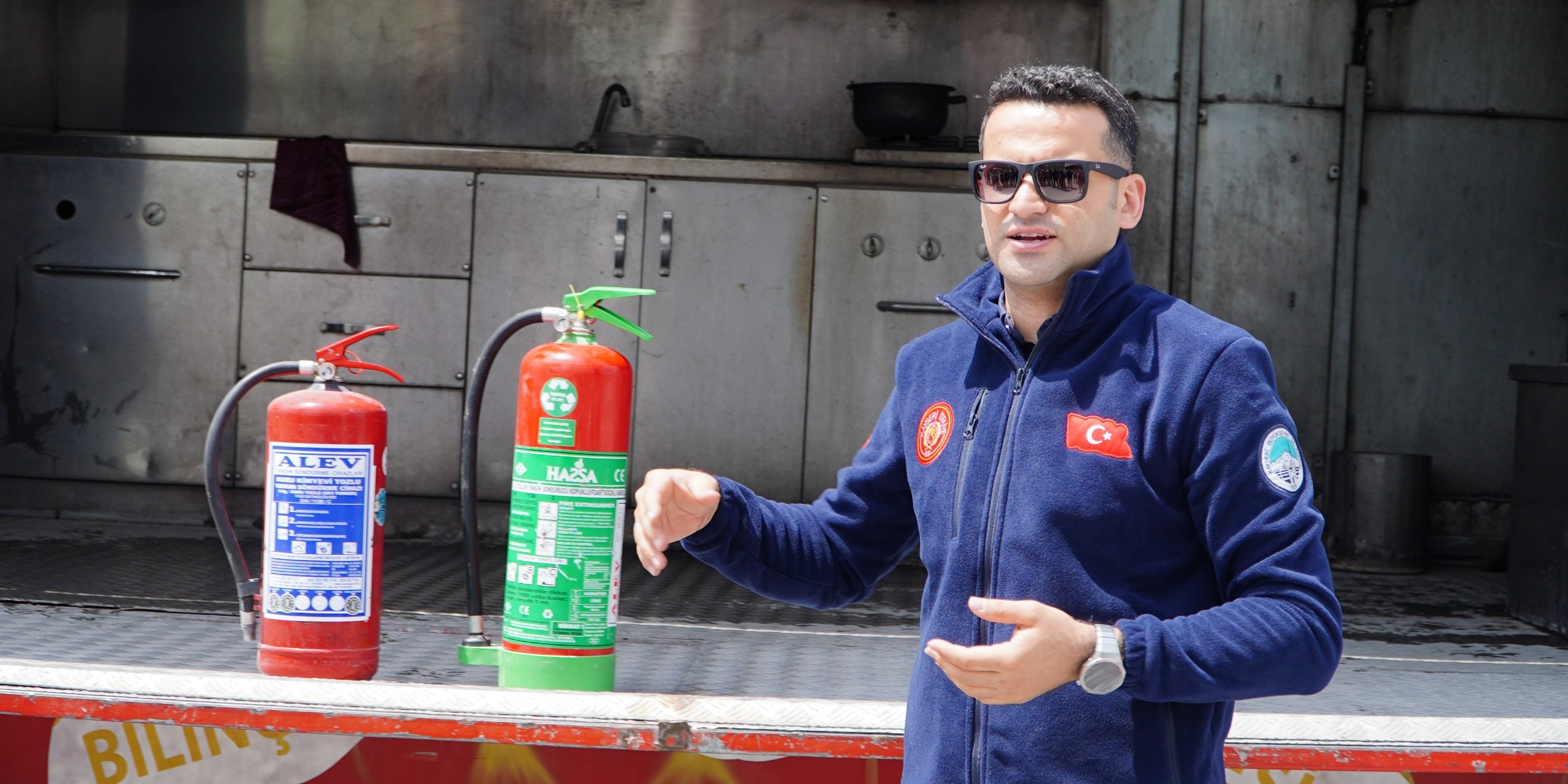 Erciyes A.Ş. Personeline uygulamalı yangın eğitimi