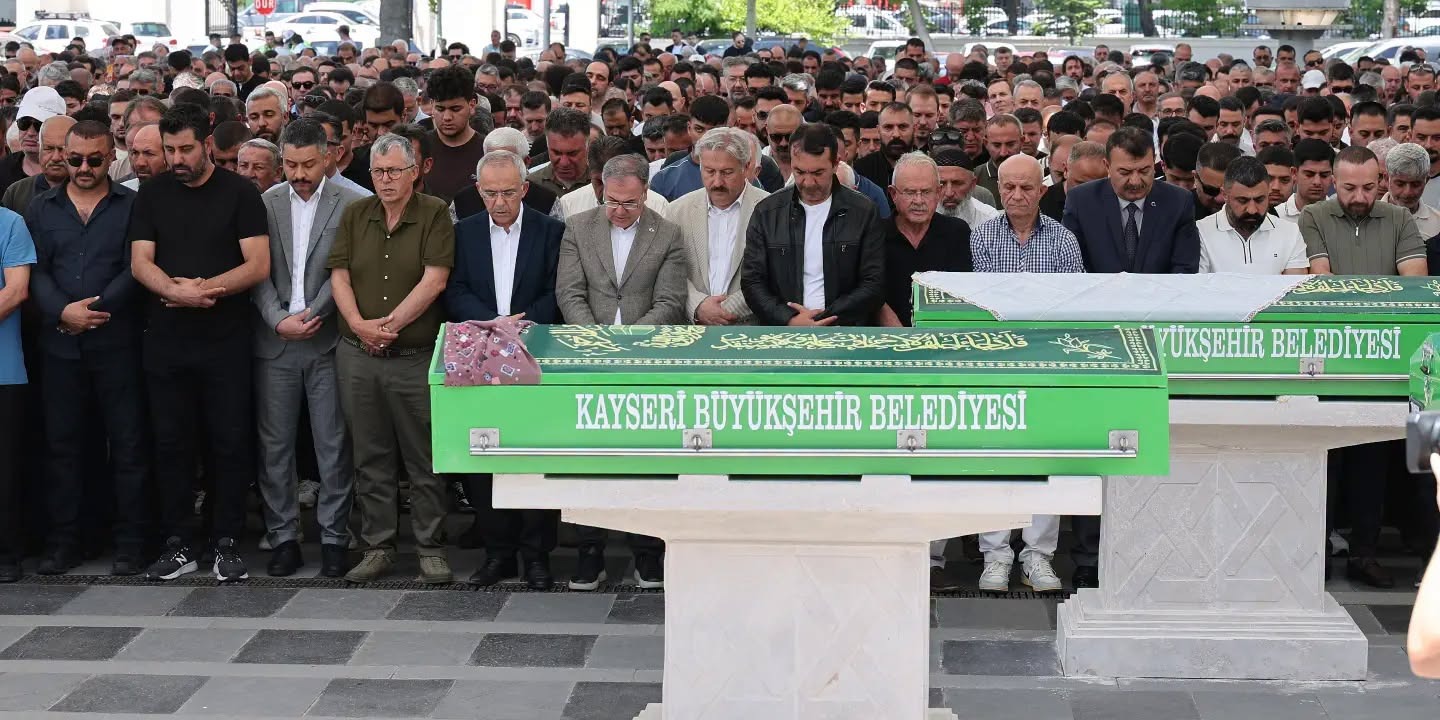 Kayseri’de hayatını kaybeden iş insanı Başkal, son yolculuğuna uğurlandı