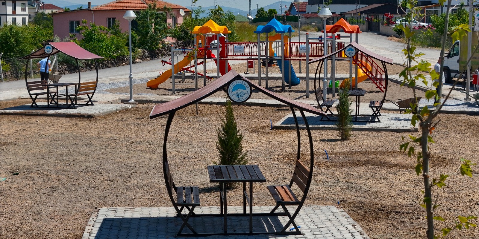 Büyükşehir’den kırsala modern yaşam alanı: Çevril Mahallesi yeni parkına kavuşuyor