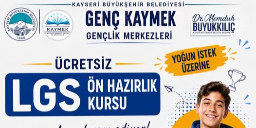 Büyükşehir'den gençlere “Yaz” desteği: TYT, LGS ve yds kursları