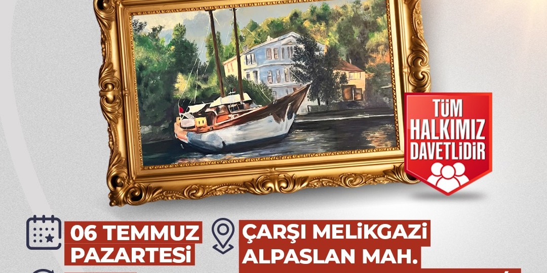 Sanatın kalbi çarşı Melikgazi’de atacak