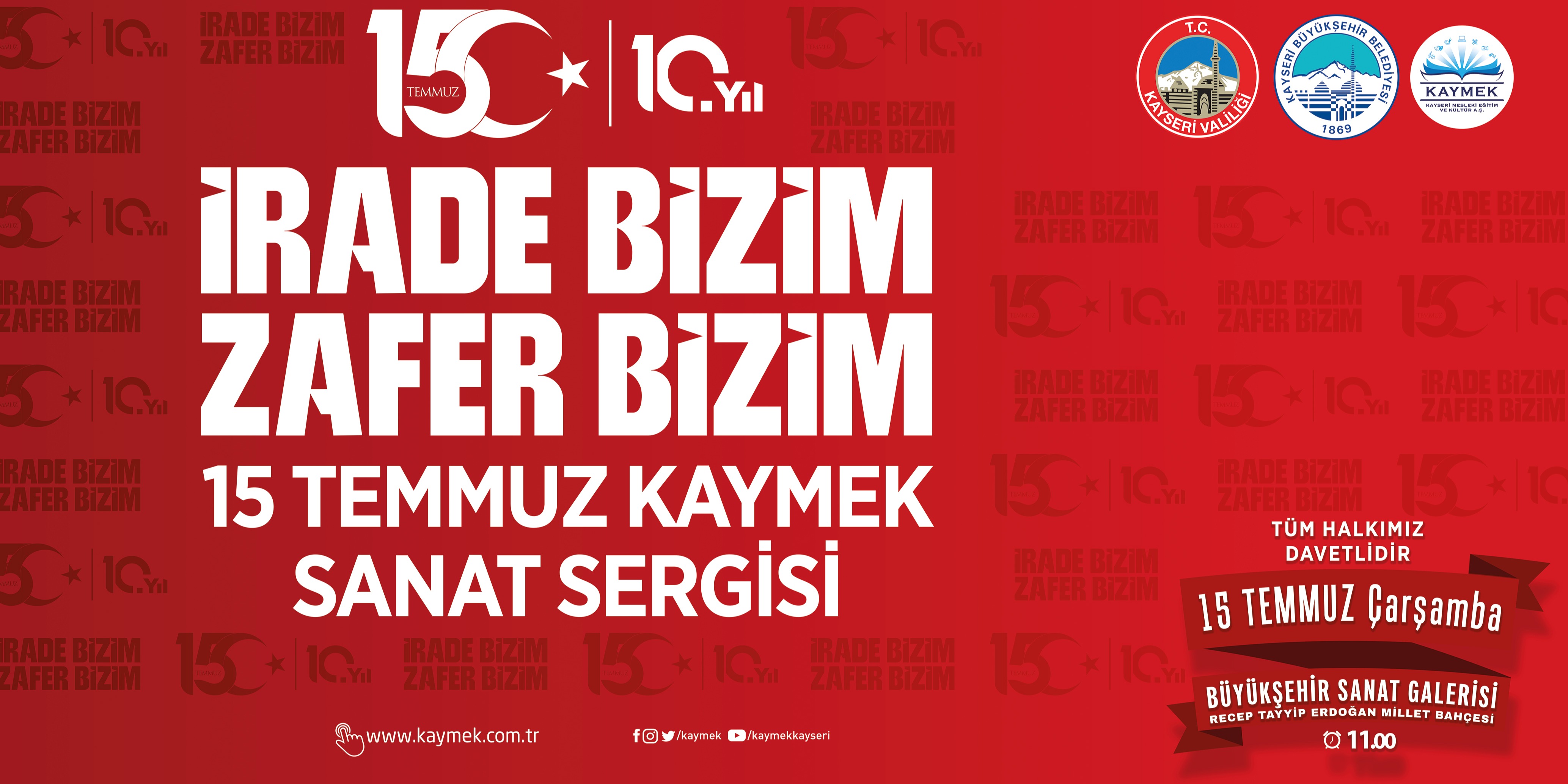 KAYMEK'ten 15 temmuz ruhunu sanatla yaşatacak anlamlı sergi