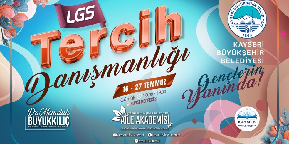 Büyükşehir aile akademisi’nden ücretsiz LGS tercih danışmanlığı hizmeti