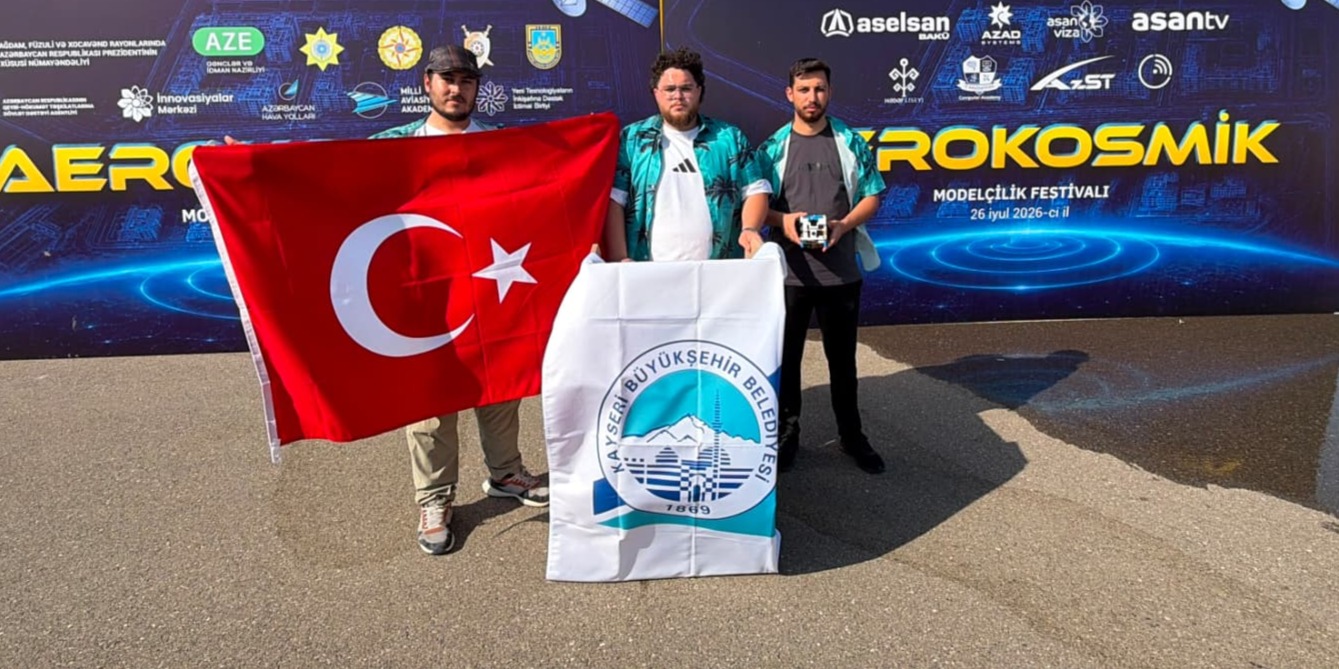 Kayseri Büyükşehir’in teknoloji desteği uluslararası başarıya dönüştü