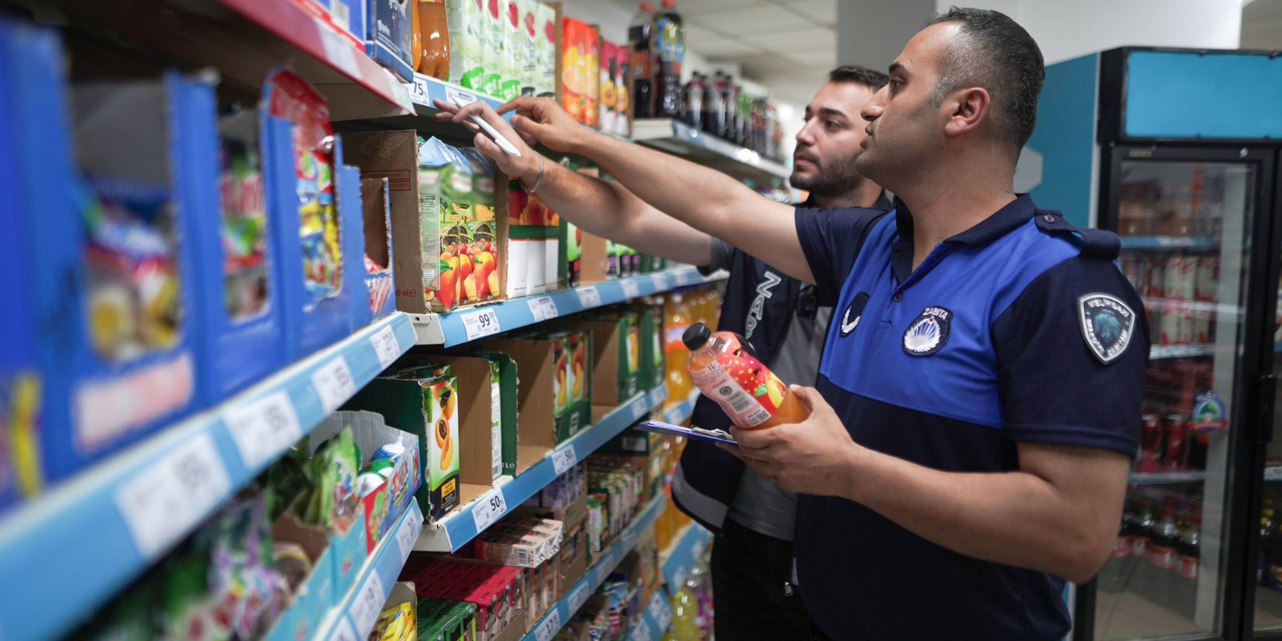 Melikgazi zabıta’dan marketlerde sıkı denetim
