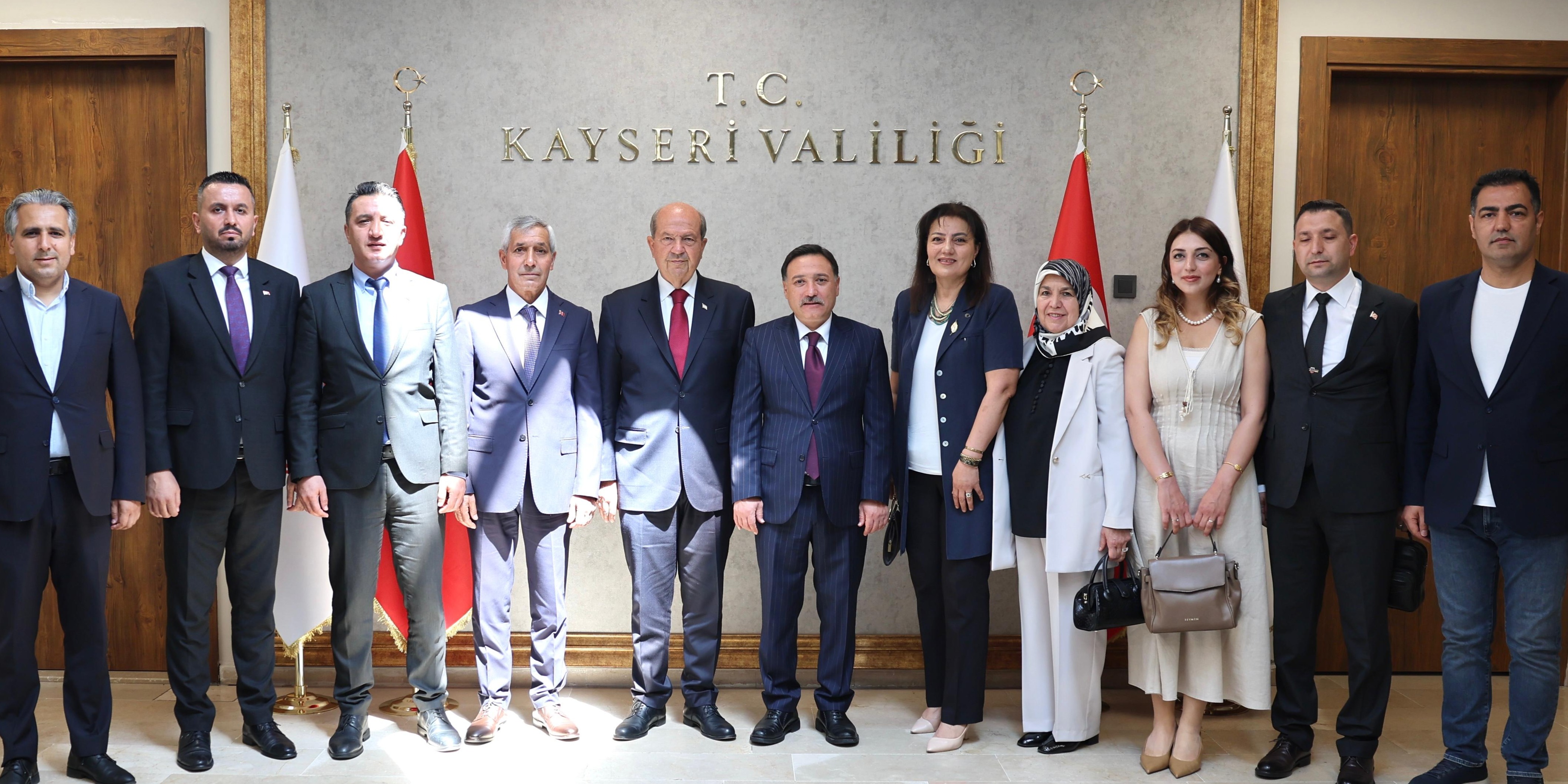 KKTC 5’inci Cumhurbaşkanı Sayın Ersin Tatar’dan Vali Çiçek’e Ziyaret