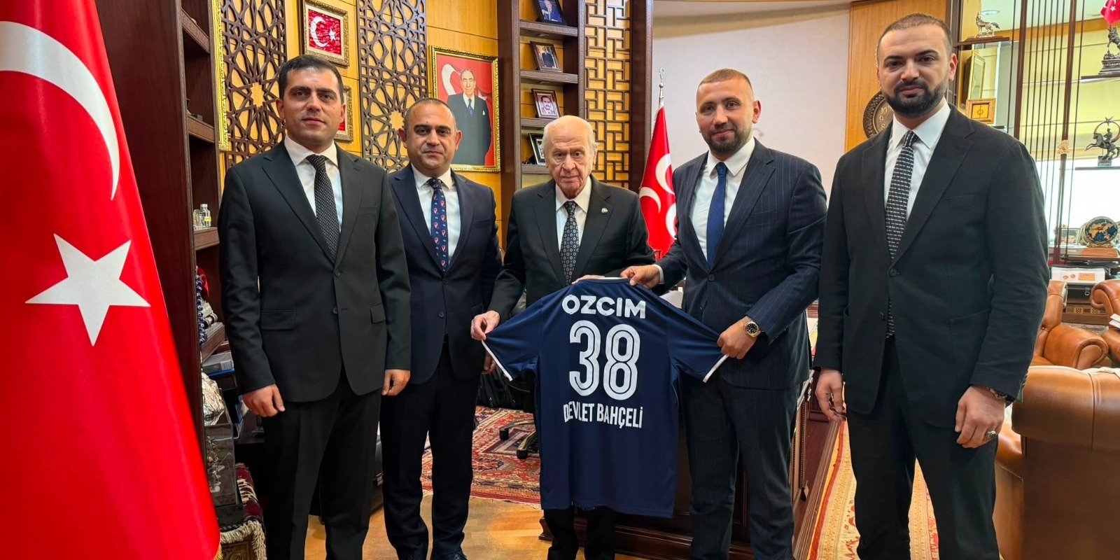 Erciyes 38 FK Başkanı Ersoy’dan MHP Genel Başkanı Devlet Bahçeli’ye ziyaret