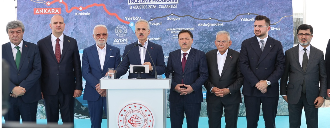 Bakan Uraloğlu: Yerköy-Kayseri YHT Projesi’nde işin yarısını tamamladık