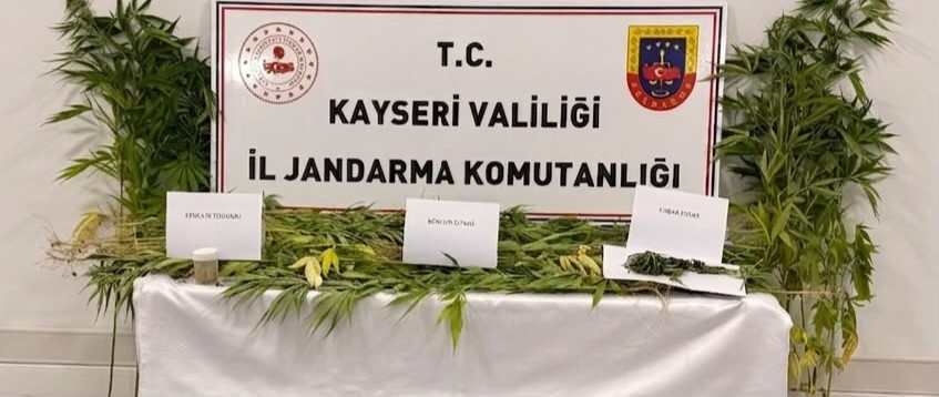 Kayseri’de uyuşturucu operasyonu: 2 gözaltı