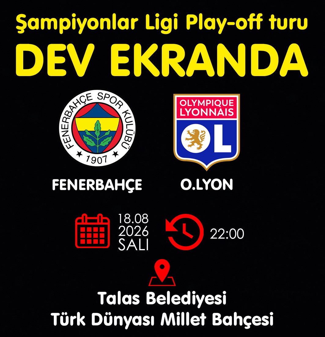 Fenerbahçe’nin şampiyonlar ligi yolculuğu dev ekranda