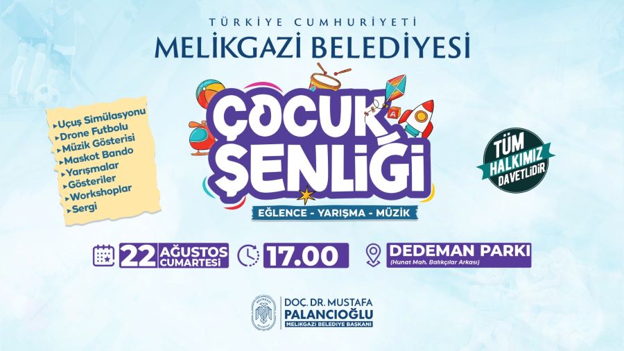 Haydi çocuklar! Eğlence dolu bu şenlik tam size göre!