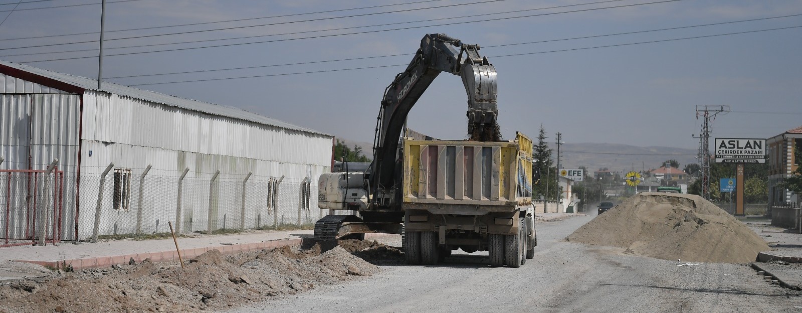 Büyükşehir, buğdaylı-kızık yolunda yenileme çalışmalarına başladı