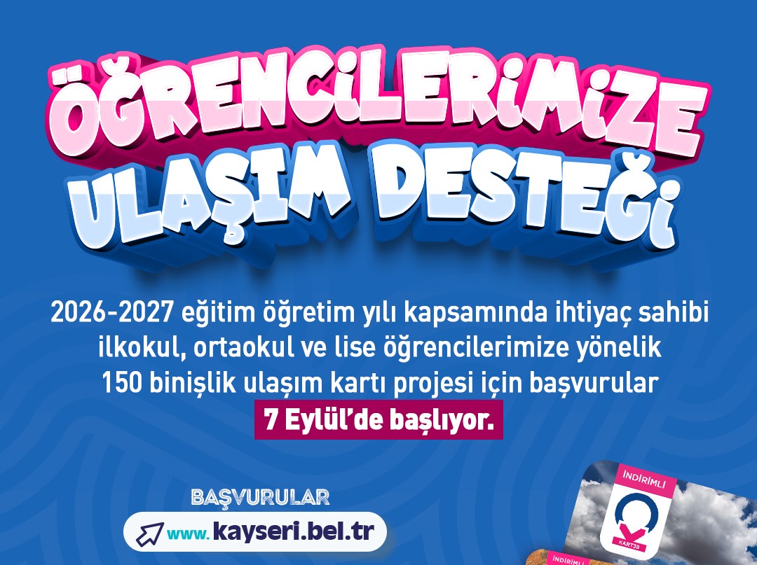 Öğrenci dostu başkan Büyükkılıç’tan ihtiyaç sahibi ailelerin öğrencilerine bir destek daha