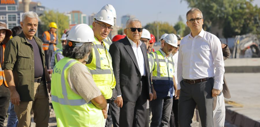 Başkan Büyükkılıç’tan, tünel çalışmaları başlayan kartal kavşağı’nda inceleme