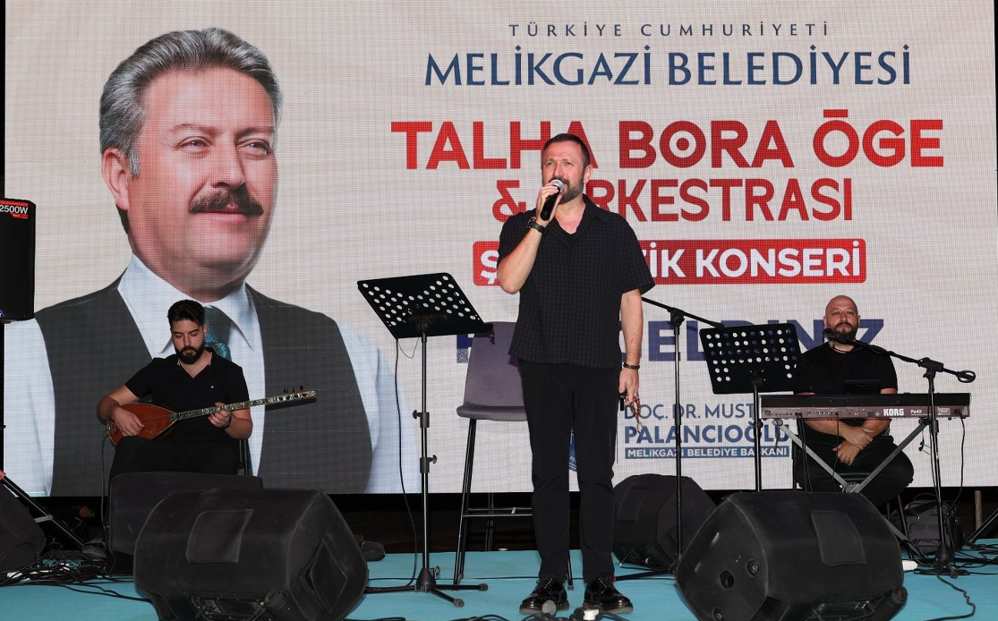 Melikgazi, yine güzel bir konsere daha ev sahipliği yaptı