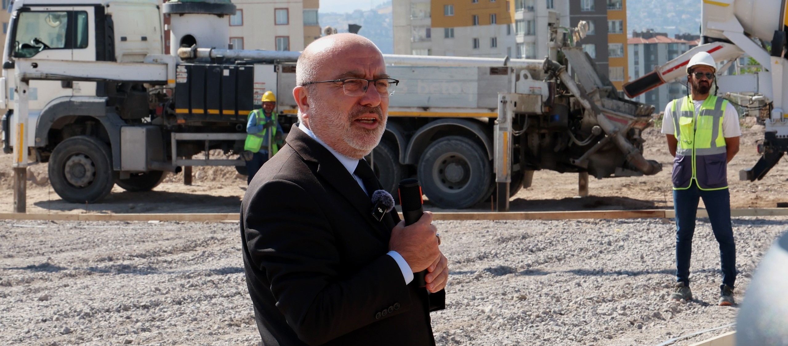 Kayü'de bilişim teknolojileri myo binasının temel atma töreni gerçekleştirildi