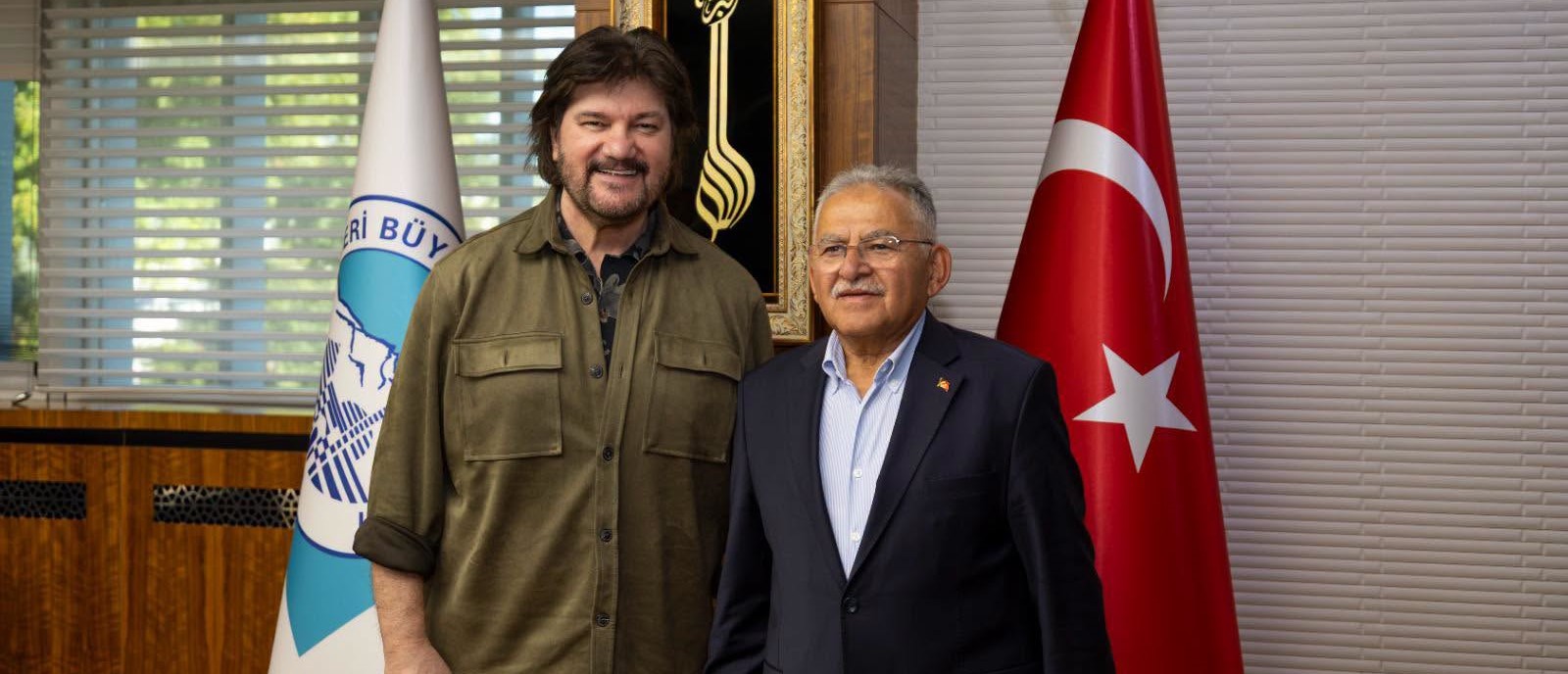 Başkan Büyükkılıç, Ahmet şafak’ı ağırladı, konser coşkusuna ortak oldu